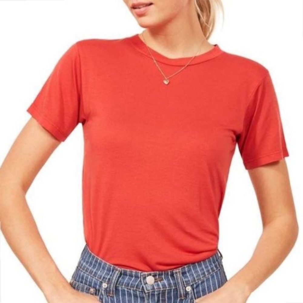 Reformation red Joplin Tee
